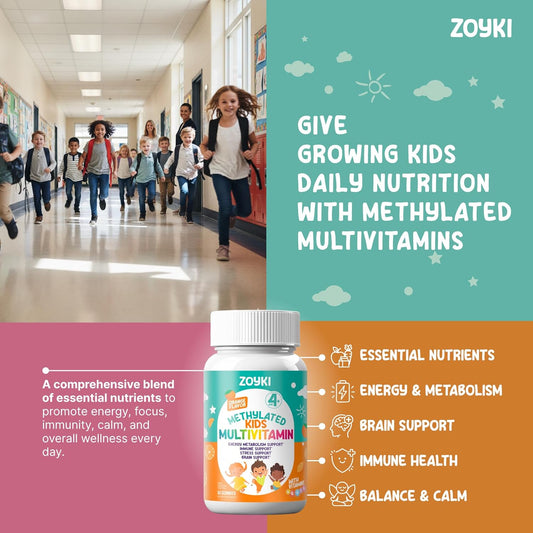 Zoyki Methylated Multivitamin Gummies for Kids